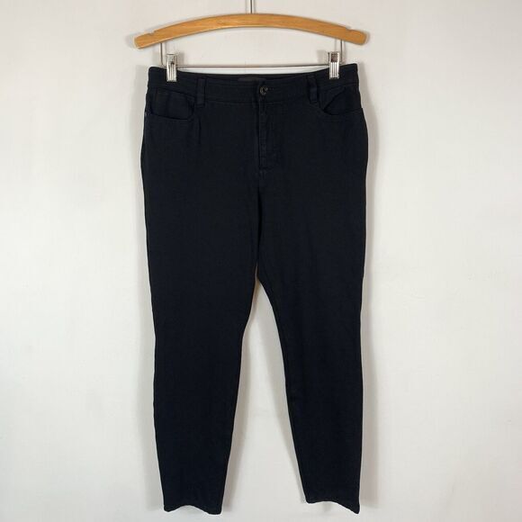 Talbots Womens Pants Black Size 8 Skinny Jegging Stretch Mid Rise Rayon Blend - Picture 1 of 7